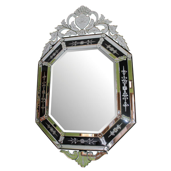 Venetian Mirror Black Mg 013038 Wall